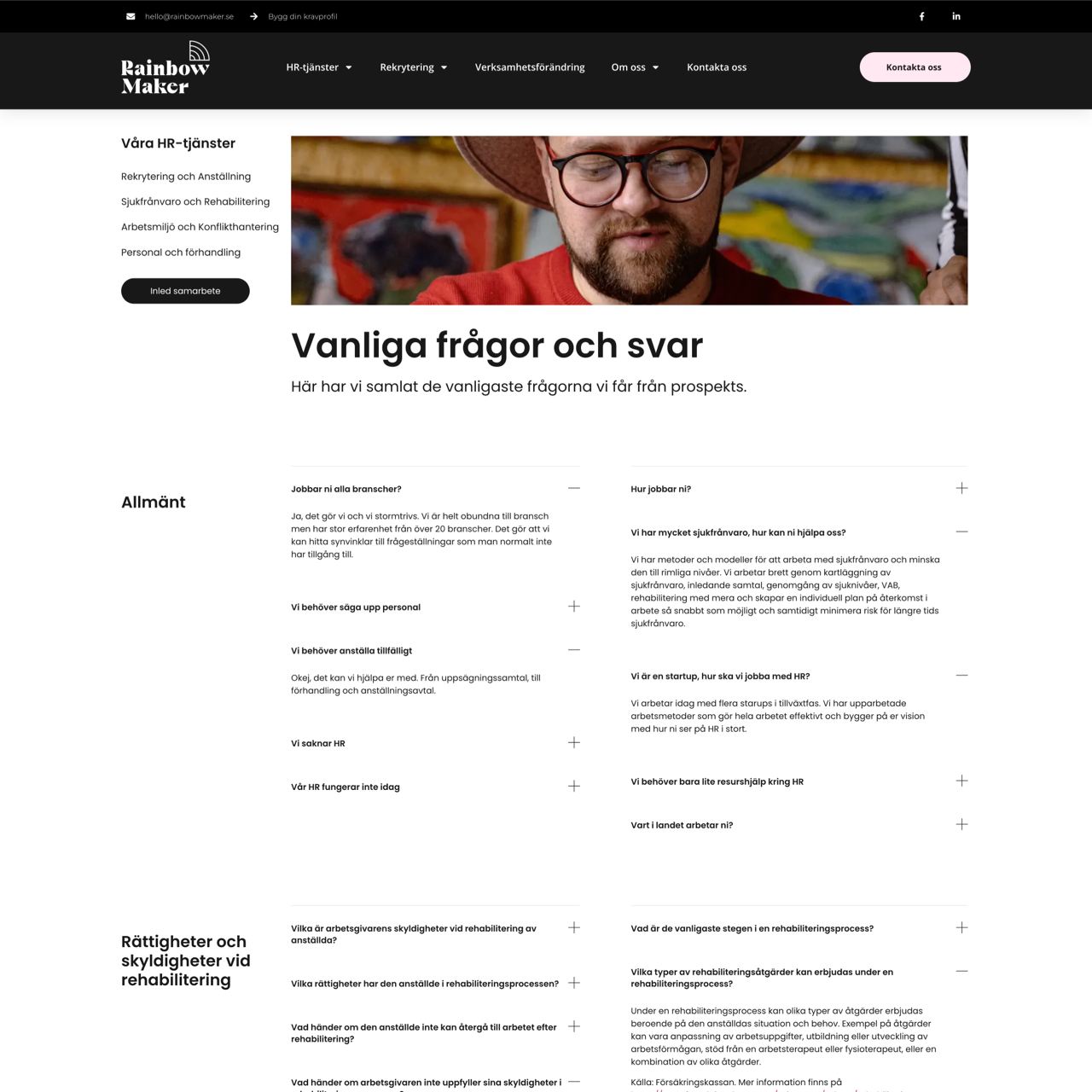 Neyio by Norrhavet – Rainbow Maker HR Consultant WordPress B2B Website 3 Copy
